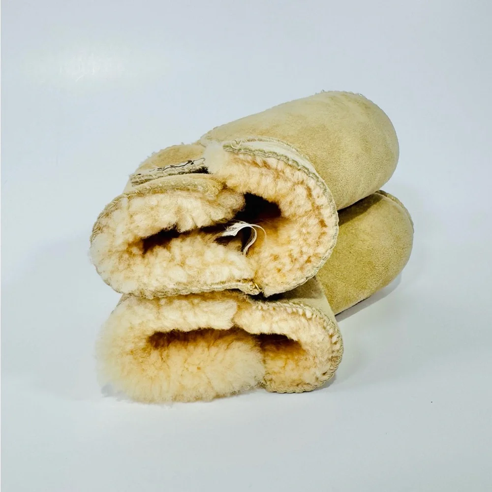 UGG Australia Baby Booties – Soft Sheepskin Comfort with Leather Upper & Outsole - Picture 12 of 14